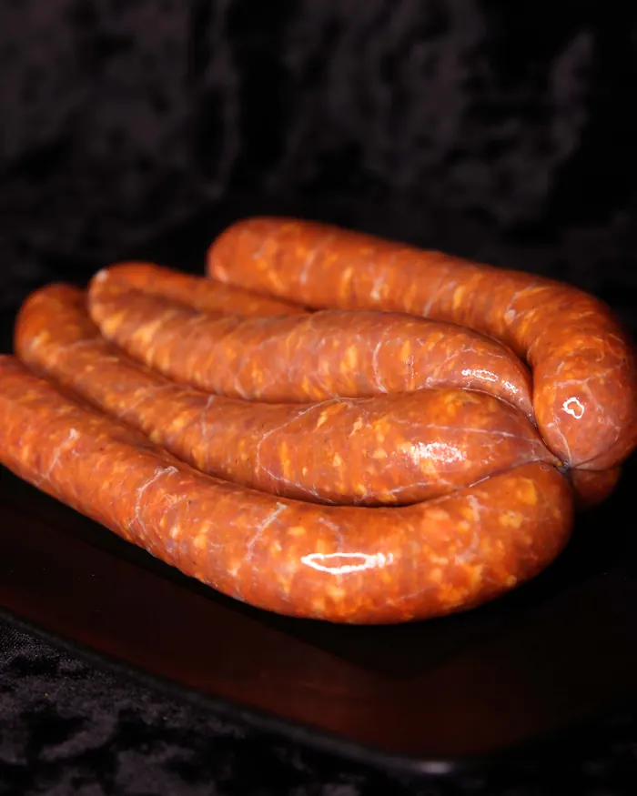 Saucisses fraîches aux pépites de chorizo