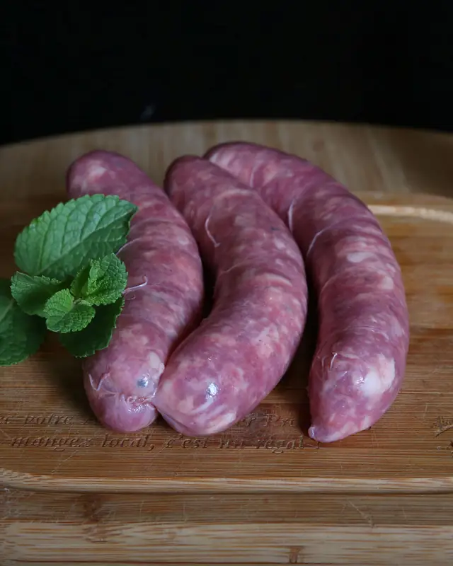 Saucisse camarguaise 120 g × 3