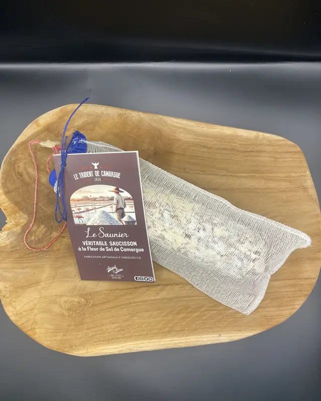 Saucisson pur porc à la fleur de sel entier en étui